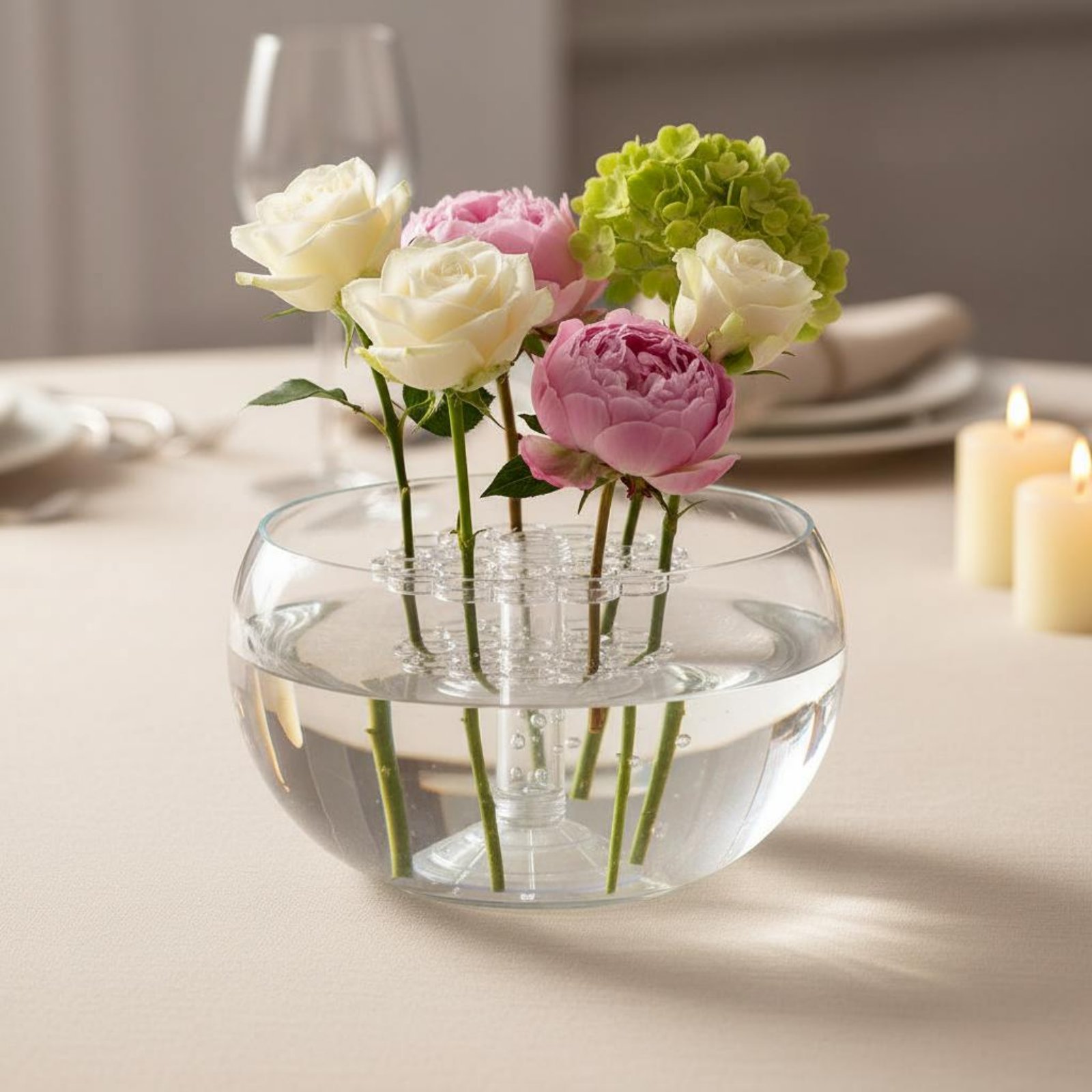 Home Decor Vase With Flowers - 코일 꽃 줄기 홀더 간편 DIY