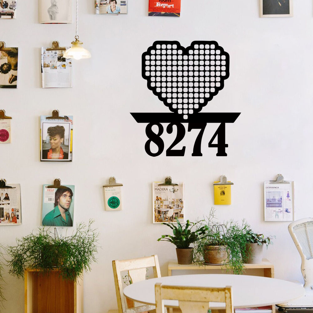 Home Decor Wall Stickers - 1PC Cool Love 사용자 정의 가능한