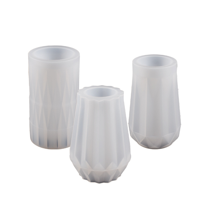 Home Decor Vase With Flowers - 라운드 다이아몬드 꽃병 실리콘 몰드, DIY