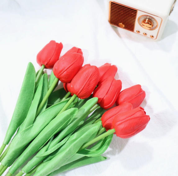 Home Decor Tulip - 5개 인공 튤립 꽃 장식품 거실용