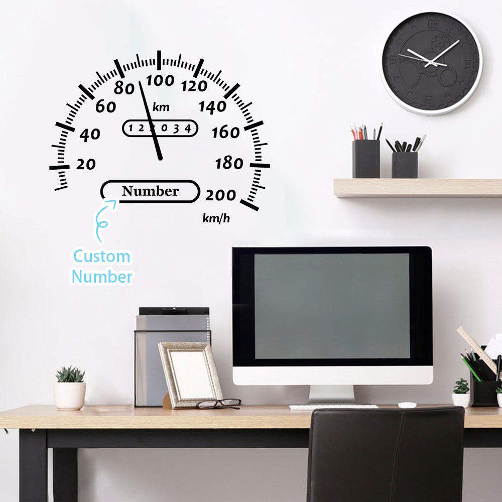 Home Decor Wall Stickers - 1PC 크리 에이 티브 연료 게이지