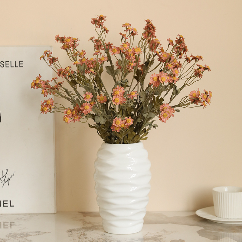 Home Decor Daisy - 가을 국화 카모마일 인공 꽃 시골