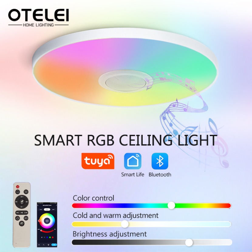 Home Decor App - TUYA 스마트 음악 천장 LED 조명,