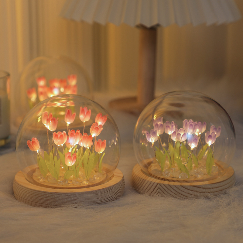 Home Decor Tulip - 수제 튤립 야간 조명 수제 DIY