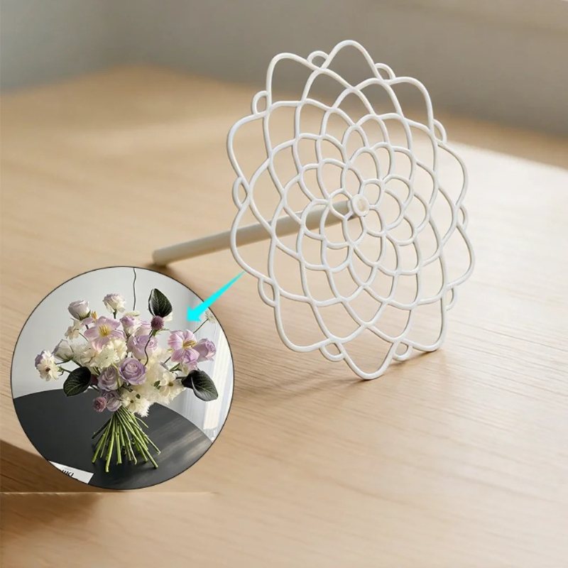 Home Decor Vase With Flowers - 나선형 이케바나 줄기 홀더 꽃꽂이 고정