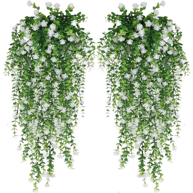 Artificial Hanging Plants - 유칼립투스 잎이 있는 인조 식물 걸이형