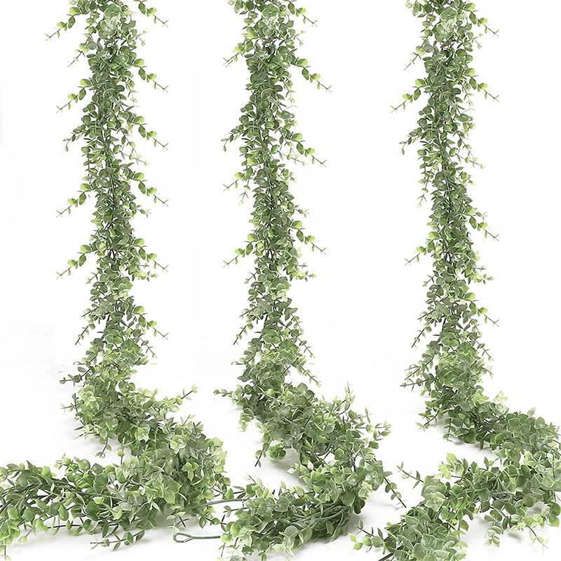 Artificial Hanging Plants - 6Ft 1.8M Ins 유칼립투스 벽 교수형