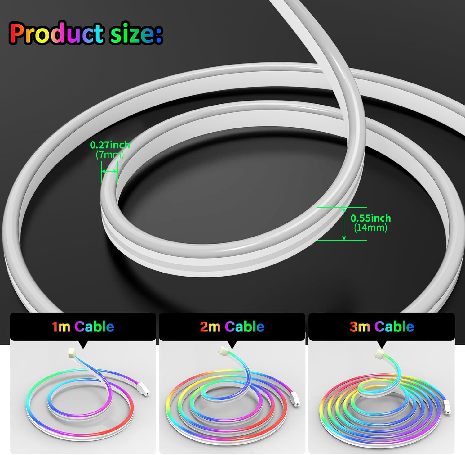 블루투스 RGB 네온 LED 스트립 1-10m DC5V - Home Decor App 리뷰 및 가격