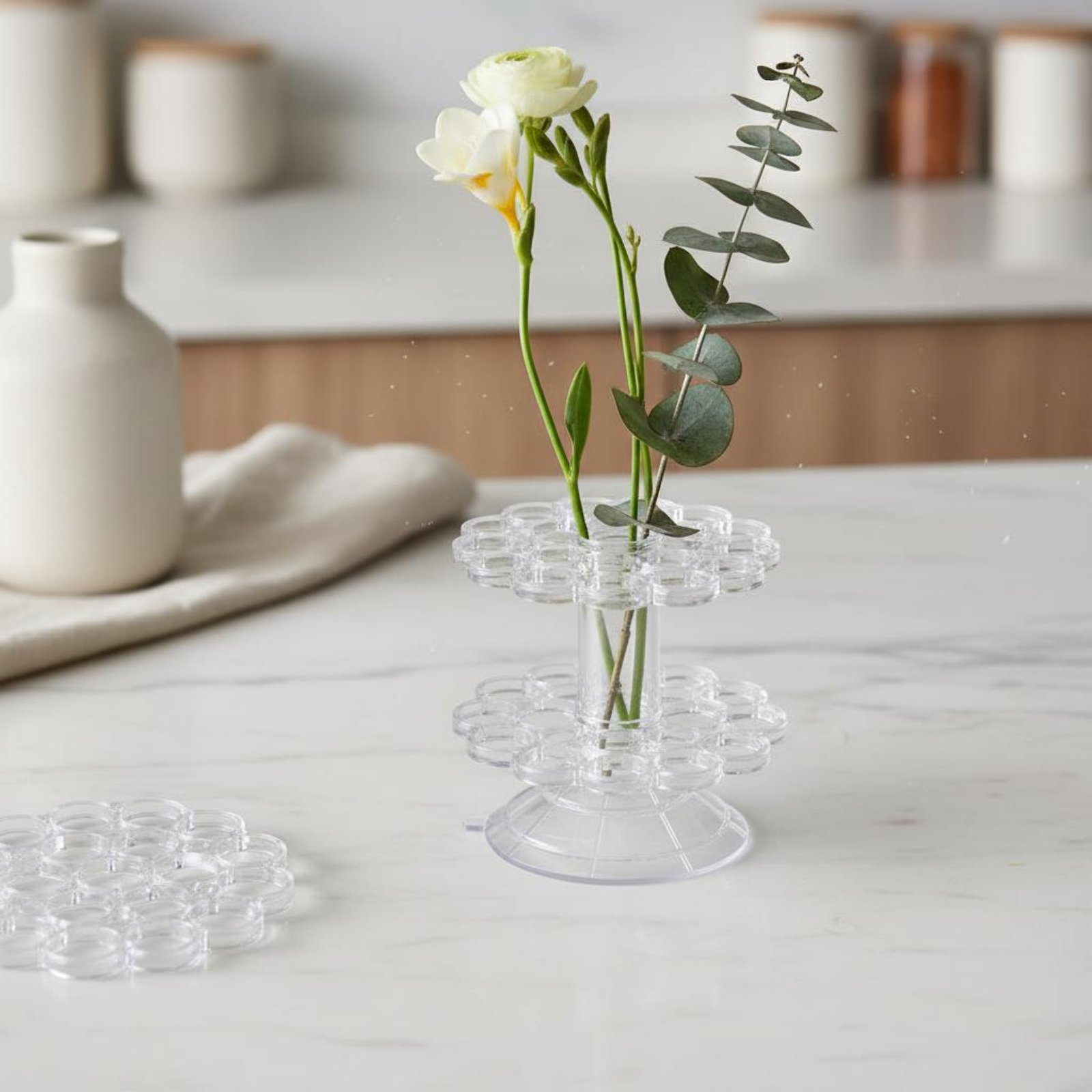 코일 꽃 줄기 홀더 간편 DIY 꽃다발 꽃병 삽입 줄기 - Home Decor Vase With Flowers 리뷰 및 가격