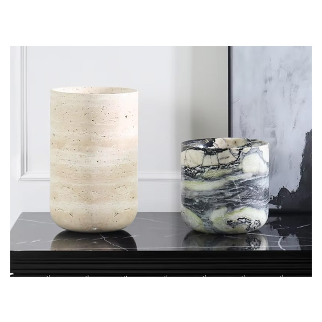 맞춤형 천연 대리석 화병, 참신하고 독창적인 홈 데코, - Home Decor Vase With Flowers 리뷰 및 가격