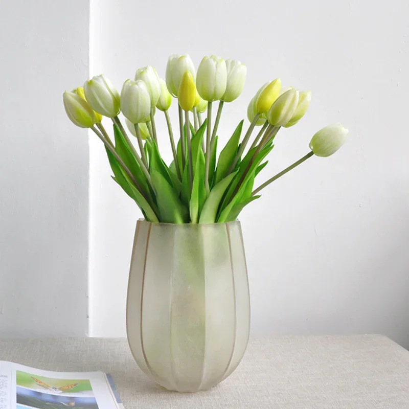 인공 튤립 촉감 부드러운 고무 가짜 꽃, 홈 거실 장식 - Home Decor Tulip 리뷰 및 가격