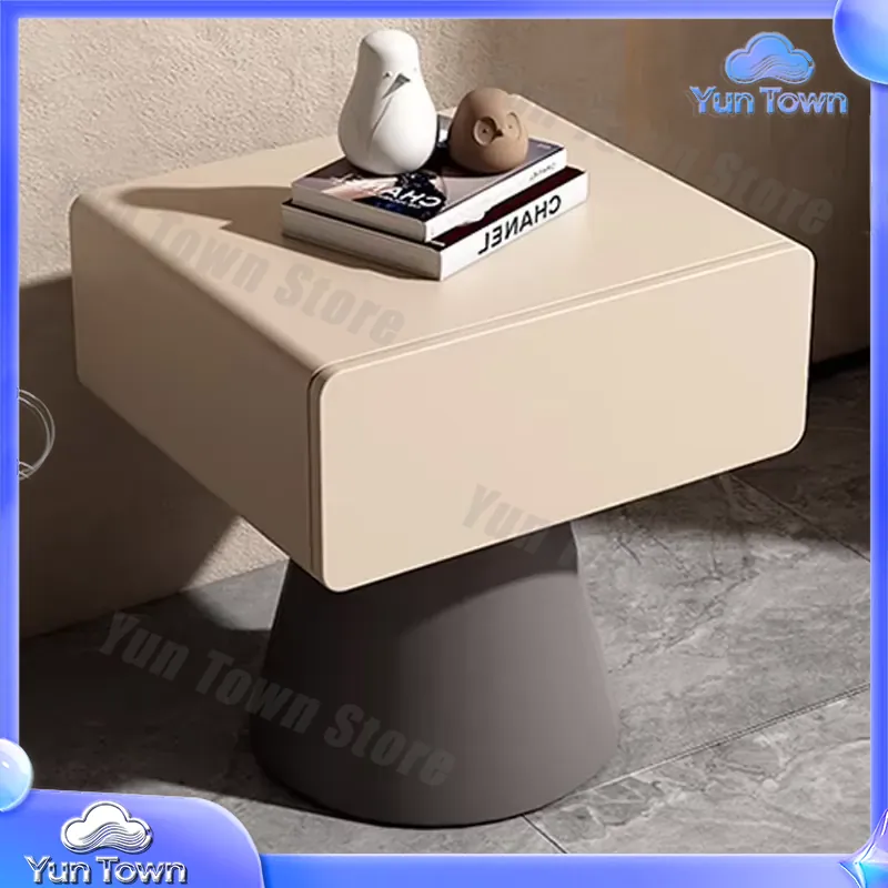 침실용 서랍이 있는 작은 크림색 침대 옆 탁자, 홈 데 - Home Decor Ikea 리뷰 및 가격