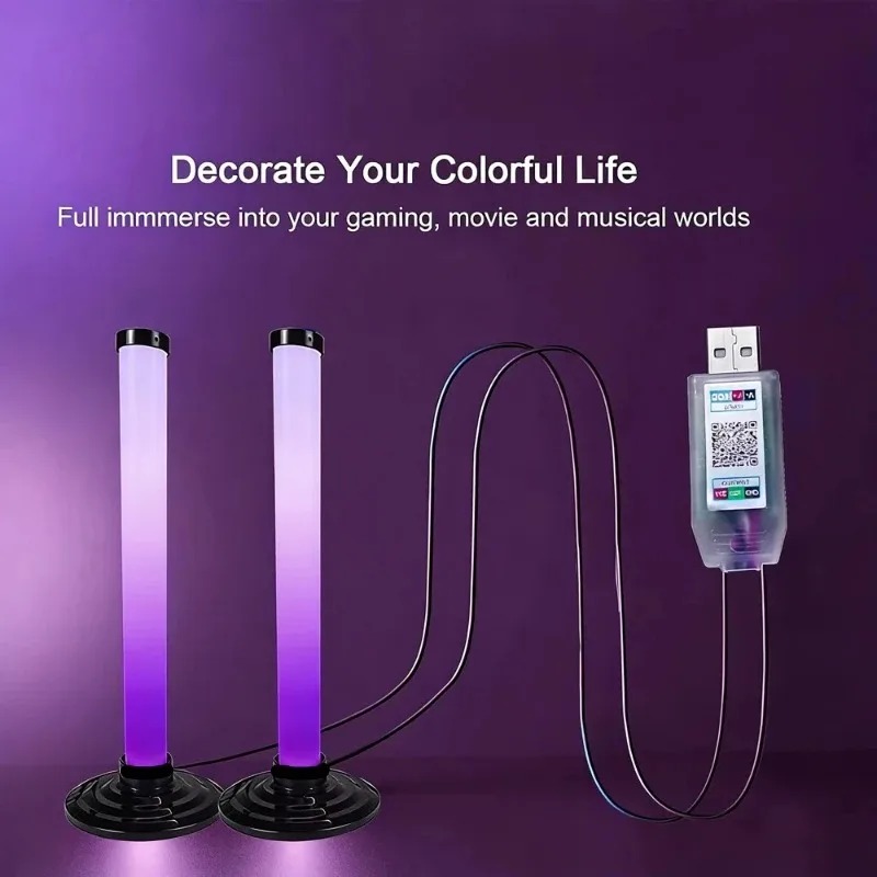 RGB LED 라이트 바 USB 전원, 블루투스 앱 원 - Home Decor App 리뷰 및 가격