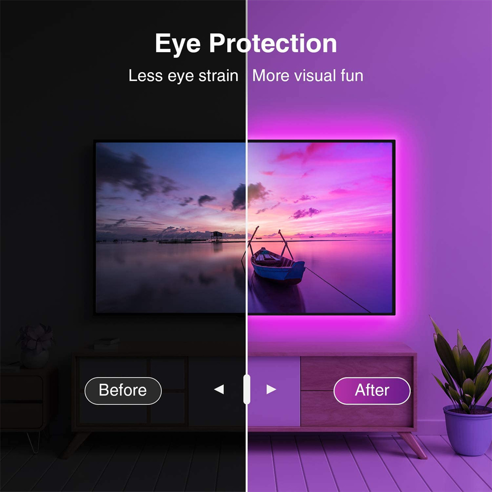 RGB5050 TV LED 백라이트 앱 리모컨 USB  - Home Decor App 리뷰 및 가격
