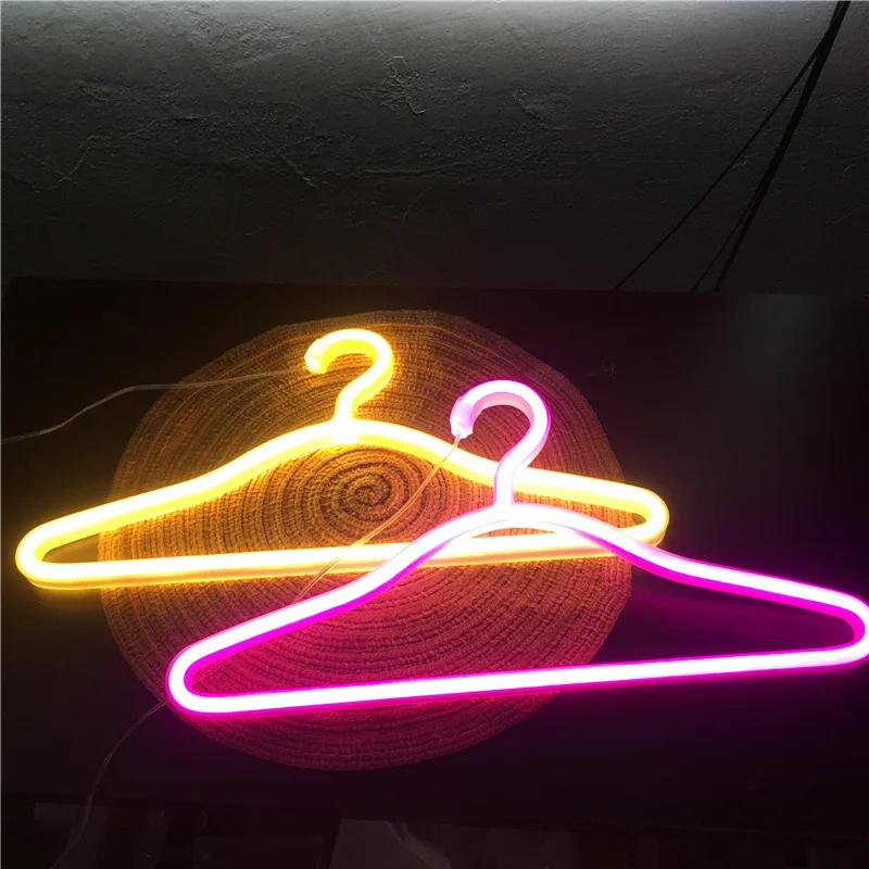행거 LED 네온 사인 USB 전원 네온 야간 조명,  - Home Decor Ikea 리뷰 및 가격
