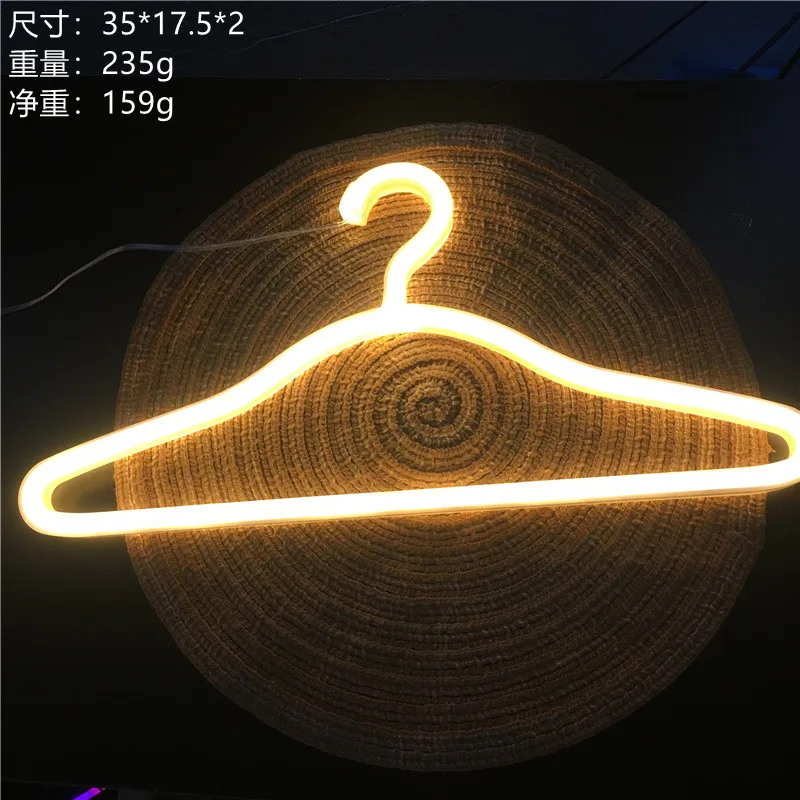 행거 LED 네온 사인 USB 전원 네온 야간 조명,  - Home Decor Ikea 리뷰 및 가격