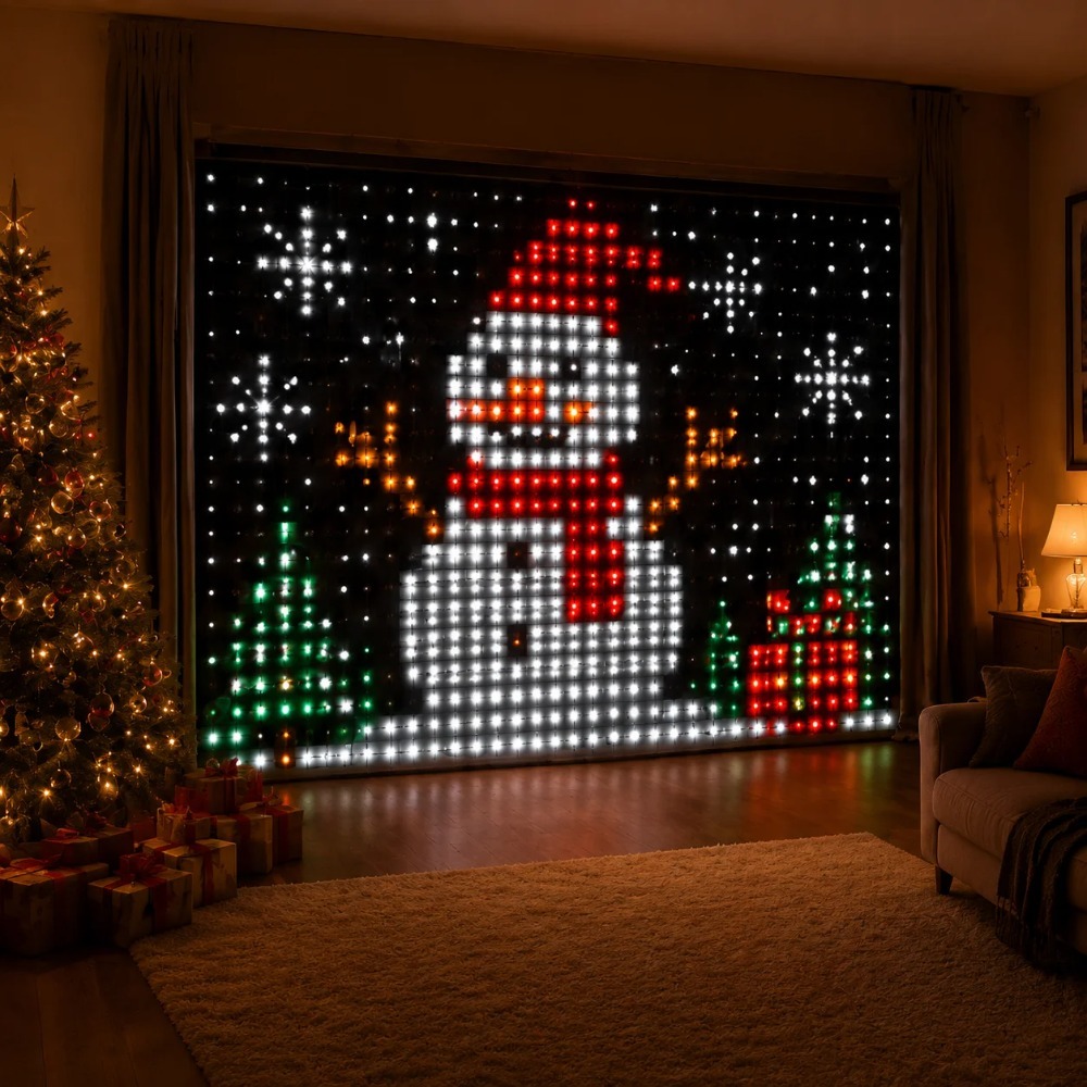 LED 픽셀 커튼 조명 블루투스 앱 제어 RGB 스마트 - Home Decor App 리뷰 및 가격