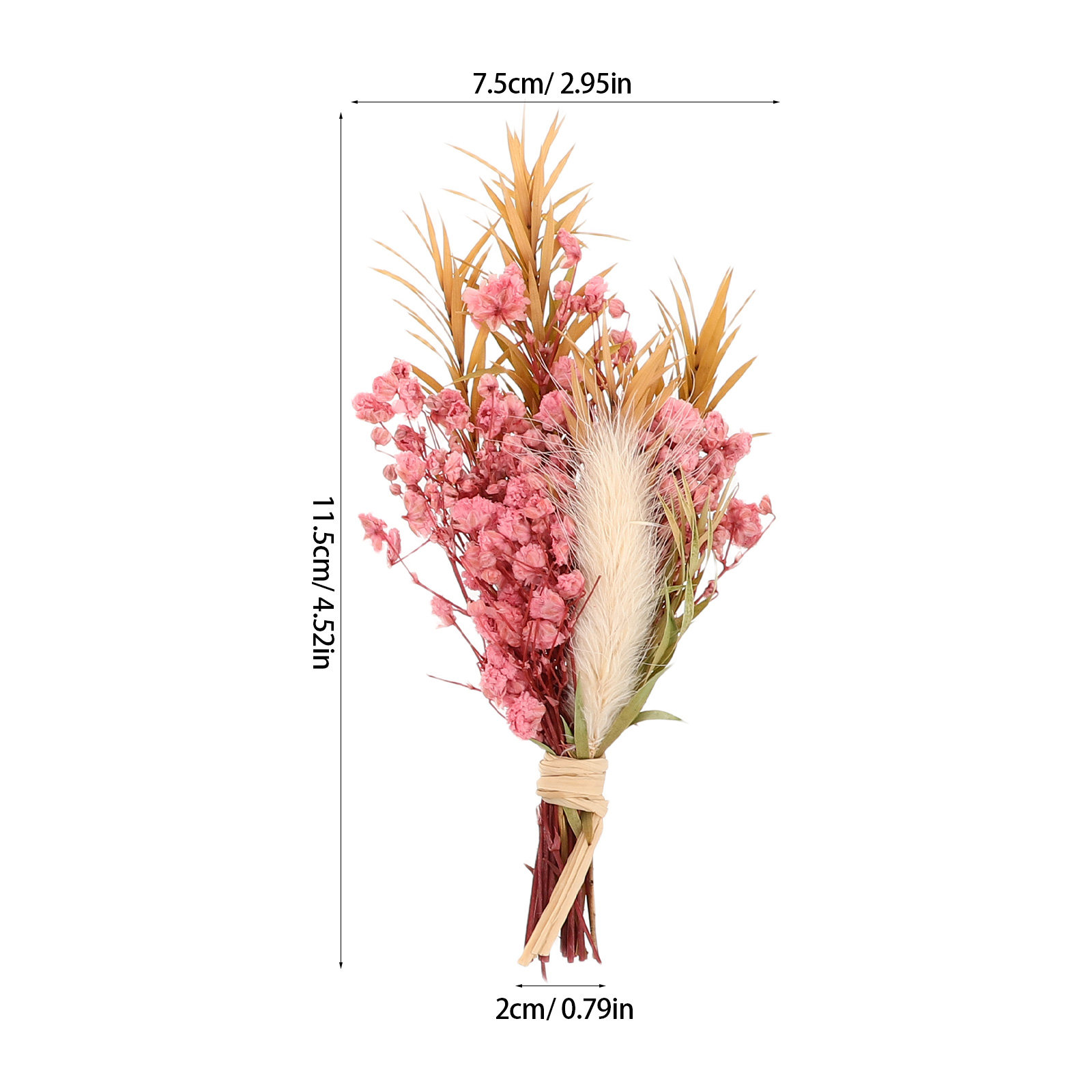 3개 미니 드라이플라워 부케, 자연스러운 작은 드라이플 - Home Decor Vase With Flowers 리뷰 및 가격