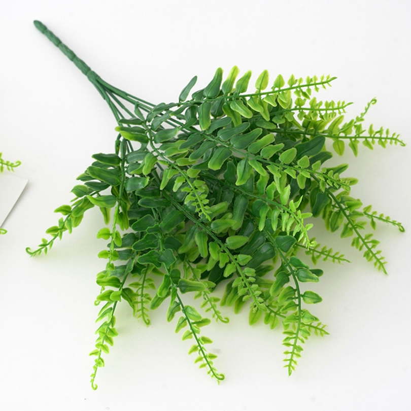 10개 인조 식물 플라스틱 페르시안 펀 잎 홈 웨딩 테 - Artificial Hanging Plants 리뷰 및 가격