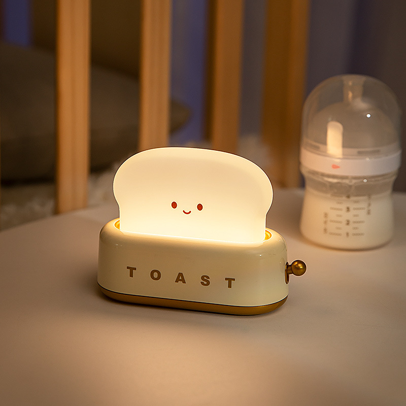 충전식 귀여운 토스터 야간 조명 - 웃는 얼굴이 있는  - Home Decor Ikea 리뷰 및 가격
