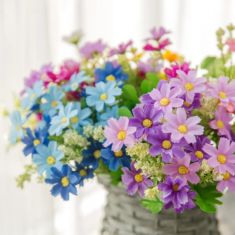 32cm 인공 꽃 점프 난초 데이지 야외 웨딩 홈 인테 - Home Decor Daisy 리뷰 및 가격