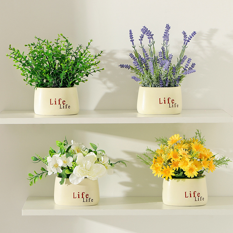 가짜 해바라기 데이지 꽃과 화분이 함께 있는 장식품으로 - Home Decor Daisy 리뷰 및 가격