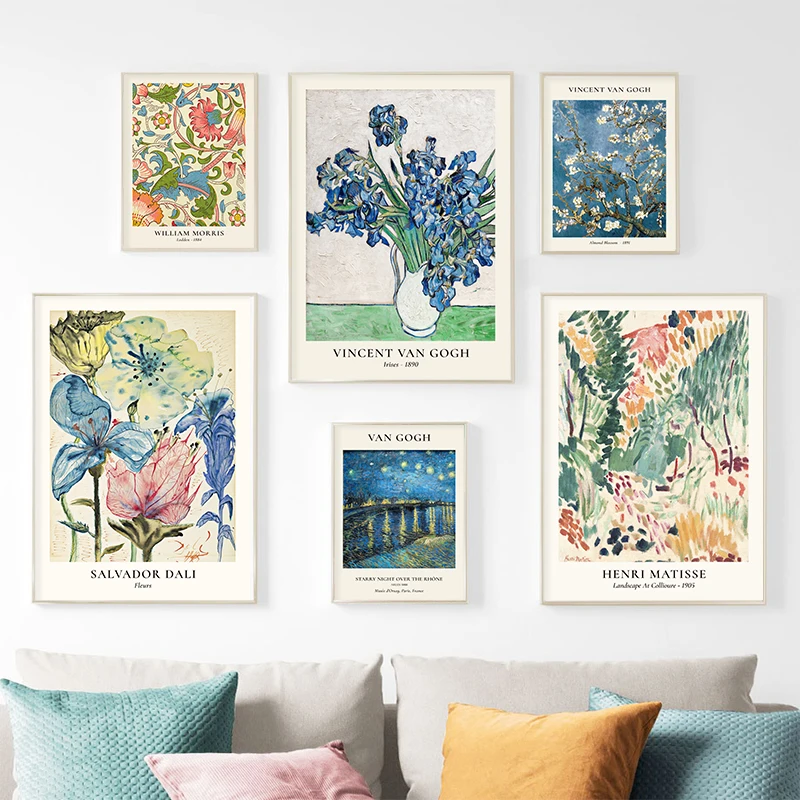 반 고흐 스타 꽃병 시리즈 벽 예술 Matisse 빈티 - Home Decor Ikea 리뷰 및 가격