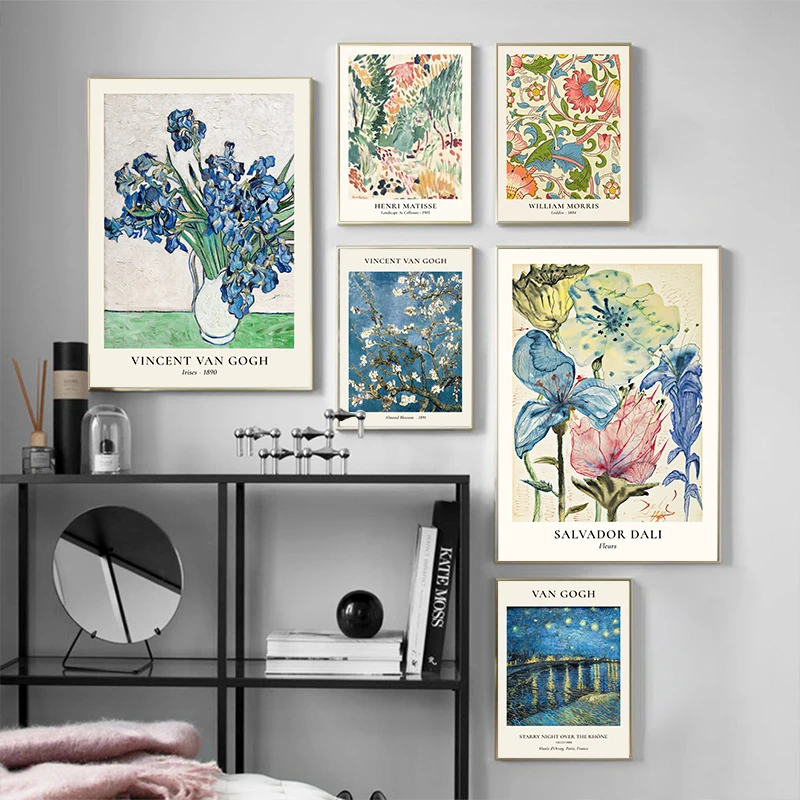 반 고흐 스타 꽃병 시리즈 벽 예술 Matisse 빈티 - Home Decor Ikea 리뷰 및 가격