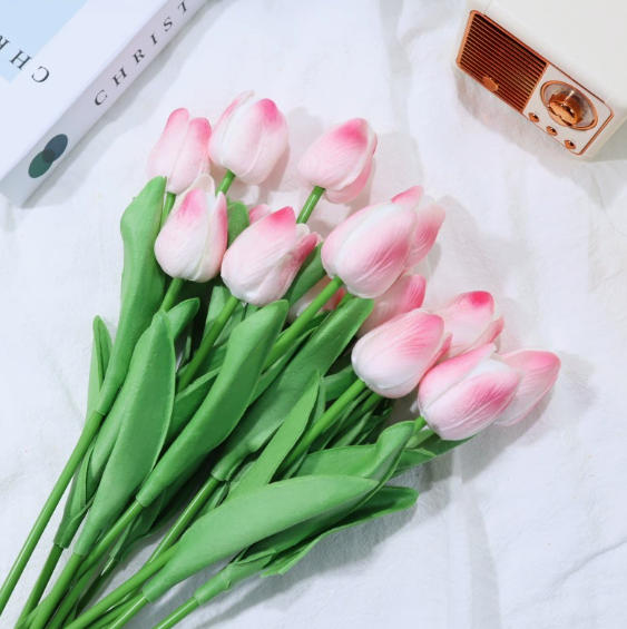5개 인공 튤립 꽃 장식품 거실용 교사와 어머니를 위한 - Home Decor Tulip 리뷰 및 가격