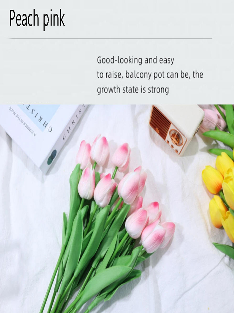 5개 인공 튤립 꽃 장식품 거실용 교사와 어머니를 위한 - Home Decor Tulip 리뷰 및 가격