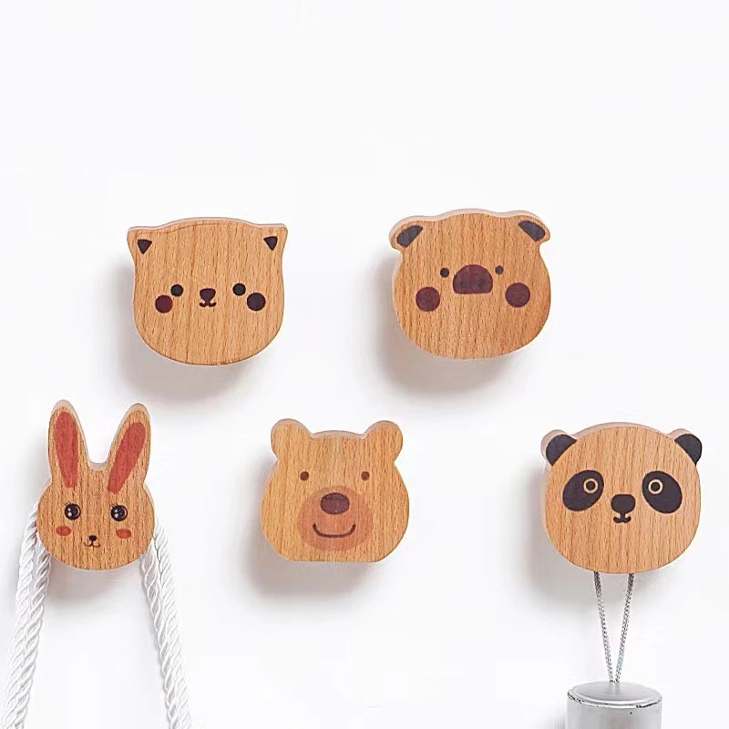나무 귀여운 동물 코트 후크 단단한 나무 홀더 옷 키  - Home Decor Ikea 리뷰 및 가격