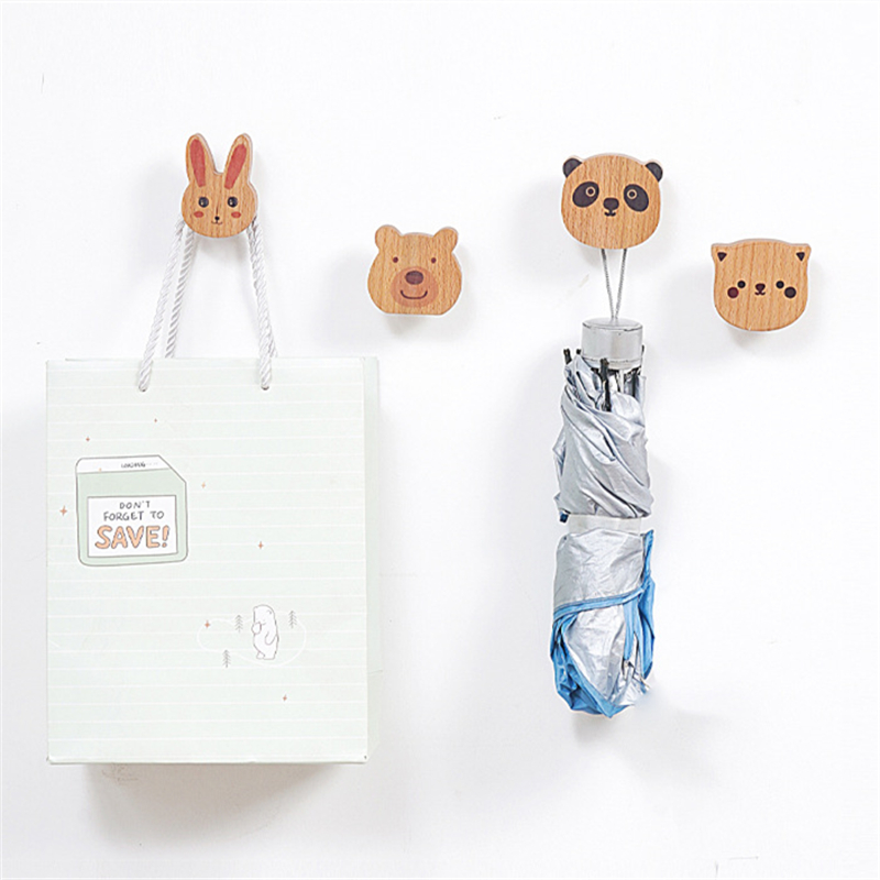 나무 귀여운 동물 코트 후크 단단한 나무 홀더 옷 키  - Home Decor Ikea 리뷰 및 가격