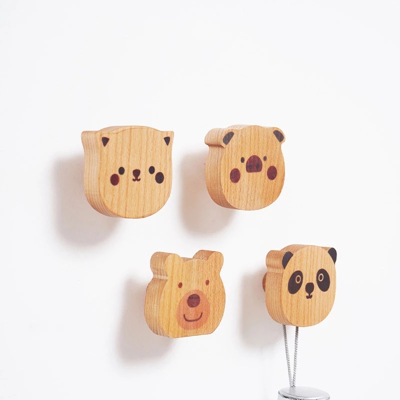 나무 귀여운 동물 코트 후크 단단한 나무 홀더 옷 키  - Home Decor Ikea 리뷰 및 가격