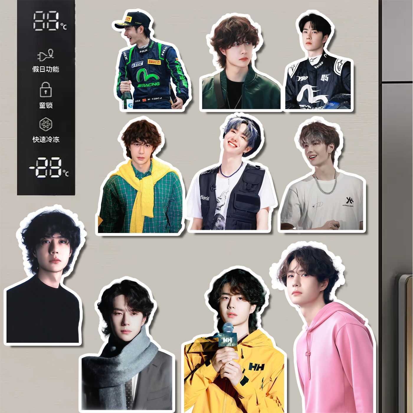 왕이보 냉장고 스티커 자석 흡착 가정용 철문 구멍판 자 - Home Decor Sticker 리뷰 및 가격