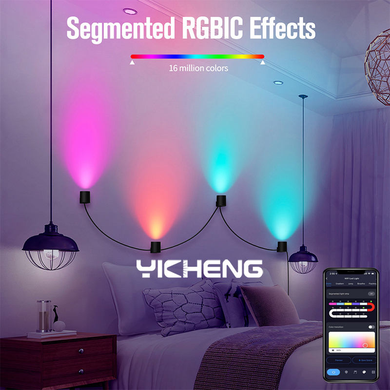 RGBIC 스마트 벽 램프 투야 앱 LED 스포트라이트 - Home Decor App 리뷰 및 가격