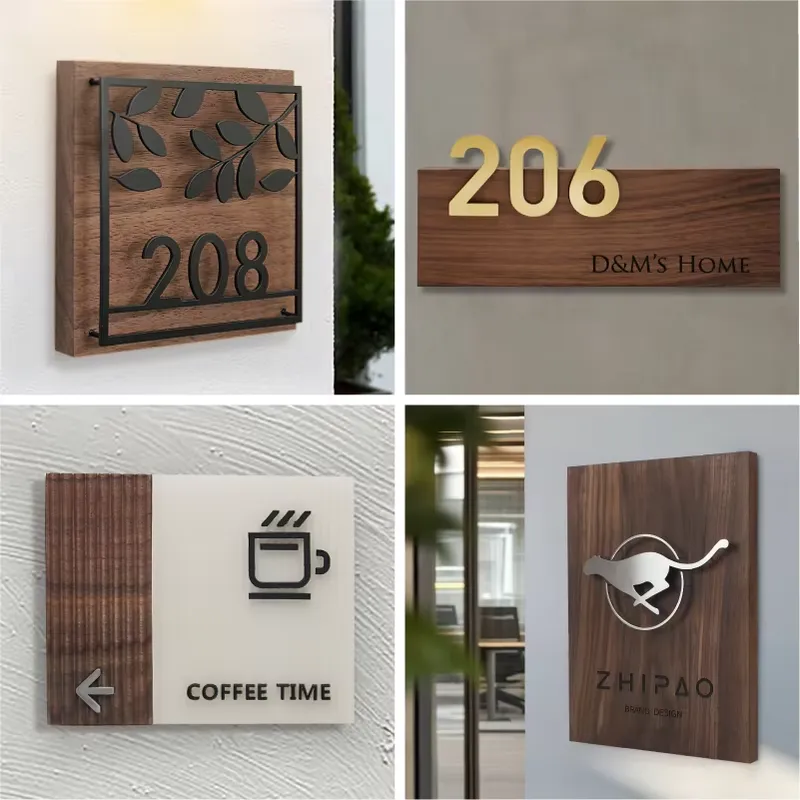 고급 매장 간판, 호두나무 소재 금속 부착형 글자, 독 - Wooden Letter Sign 리뷰 및 가격