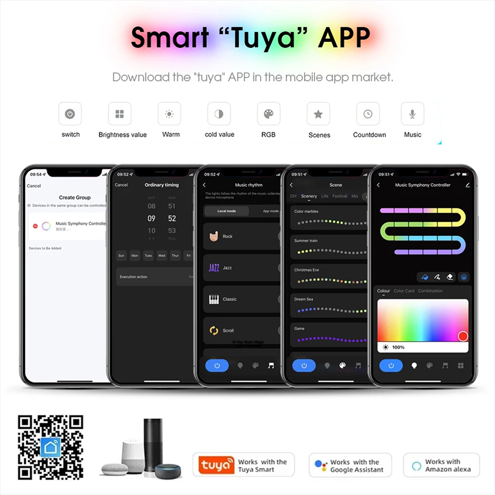 투야 와이파이 WS2811 RGBIC COB LED 스 - Home Decor App 리뷰 및 가격