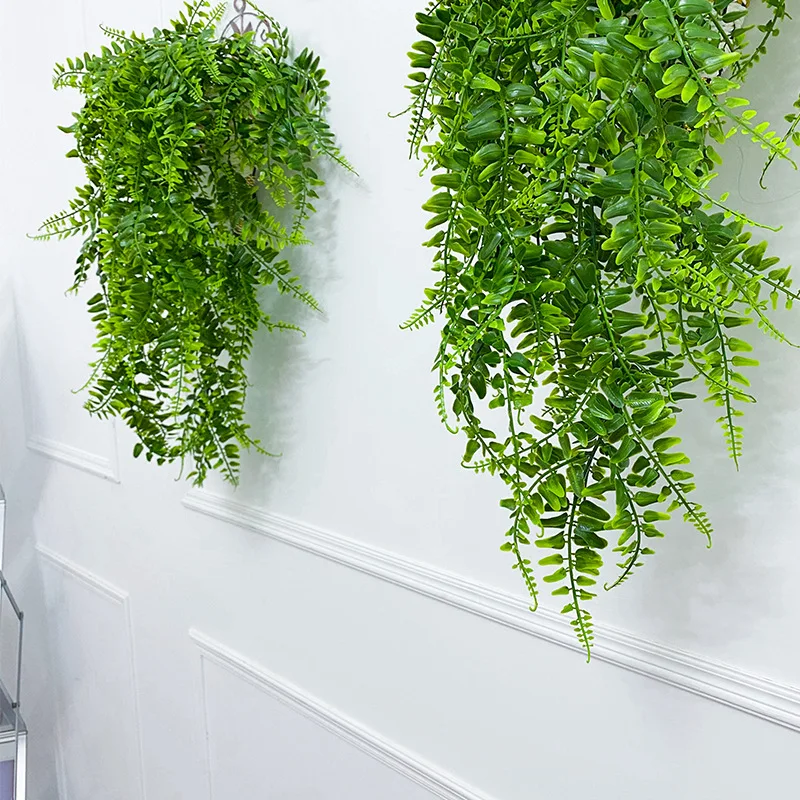인공 벽 걸이형 페르시아 잔디 등나무, 인공 행잉 양치 - Artificial Hanging Plants 리뷰 및 가격