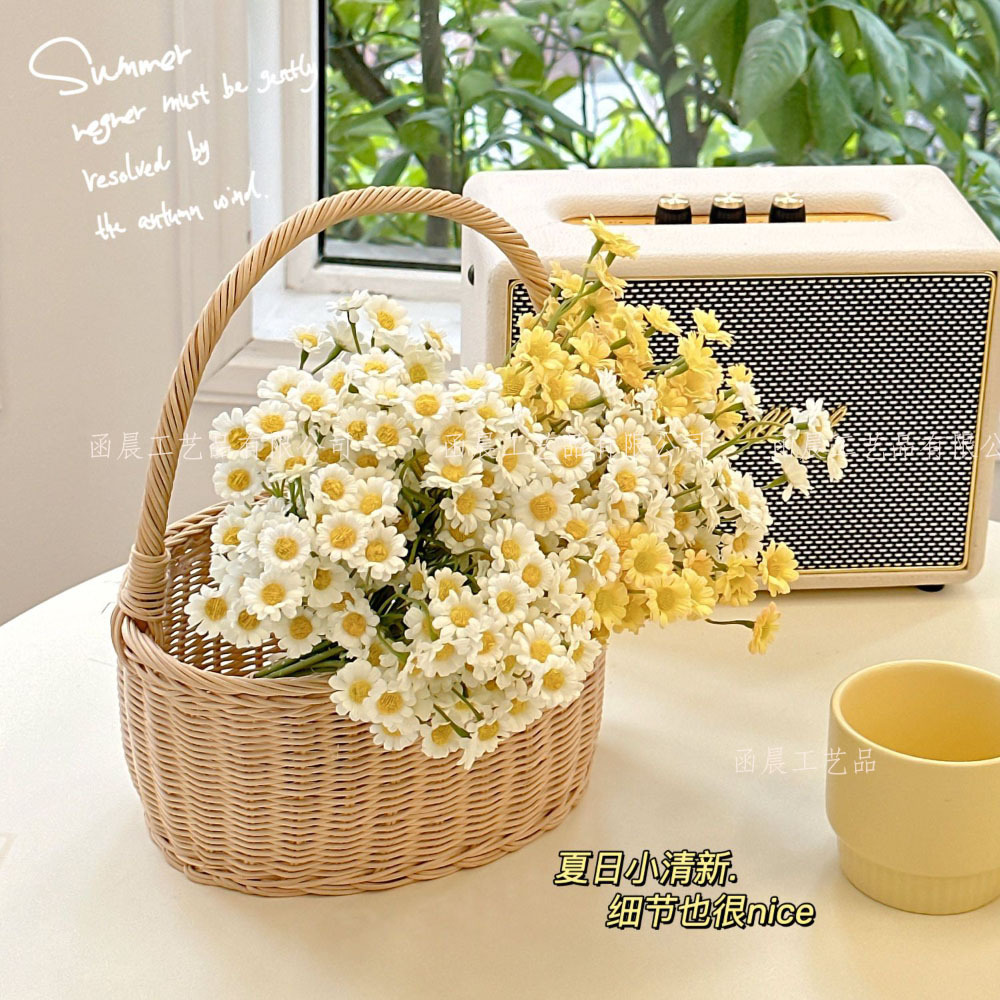 카모마일 인공 꽃 유럽 스타일 식탁 가짜 꽃 홈 데코레 - Home Decor Tulip 리뷰 및 가격