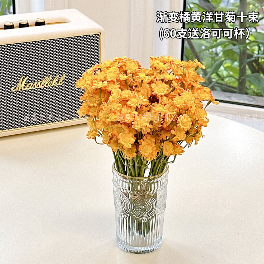 카모마일 인공 꽃 유럽 스타일 식탁 가짜 꽃 홈 데코레 - Home Decor Tulip 리뷰 및 가격