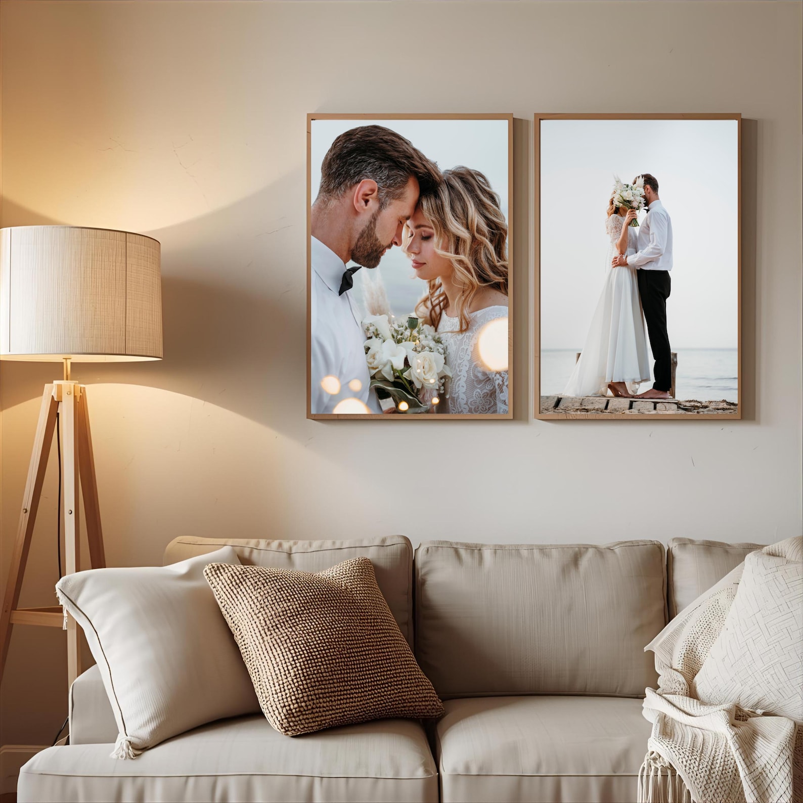 맞춤형 사진 캔버스, 가족 사진 벽 장식, 대형 사진  - Home Decor Inspo 리뷰 및 가격