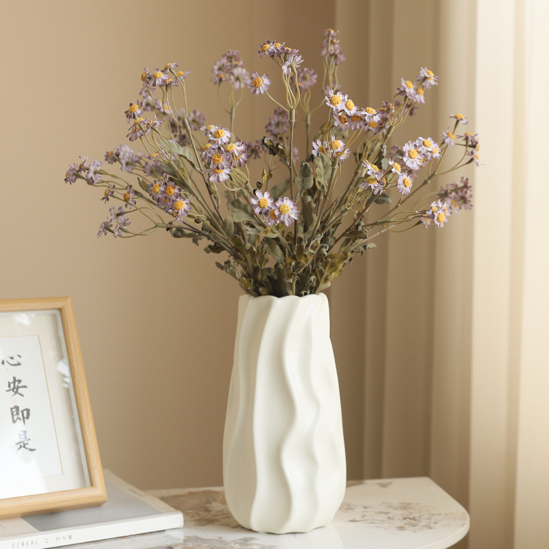 가을 국화 카모마일 인공 꽃 시골 빈티지 홈 호텔 꽃  - Home Decor Daisy 리뷰 및 가격