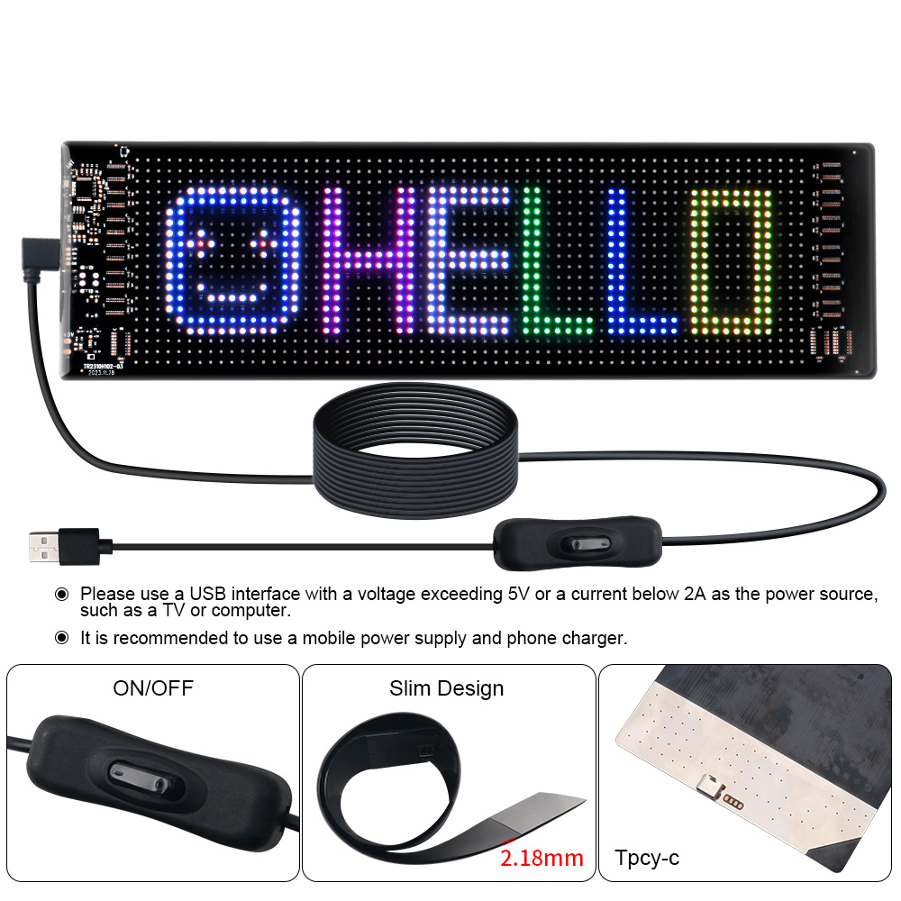 LED 매트릭스 픽셀 패널 스크롤링 밝은 광고 LED  - Home Decor Inspo 리뷰 및 가격