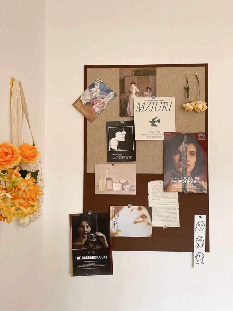 벽걸이용 펠트 보드 DIY 셀프 접착식 사진 콜라주 보 - Home Decor Vision Board 리뷰 및 가격