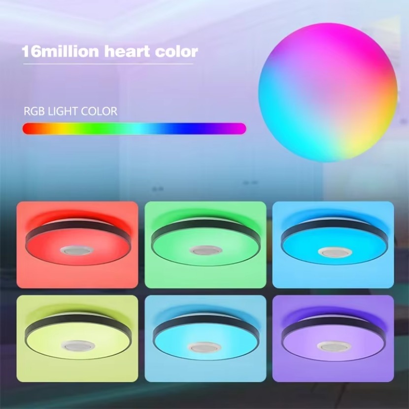 TUYA 스마트 음악 천장 LED 조명, RGB 리모컨 - Home Decor App 리뷰 및 가격