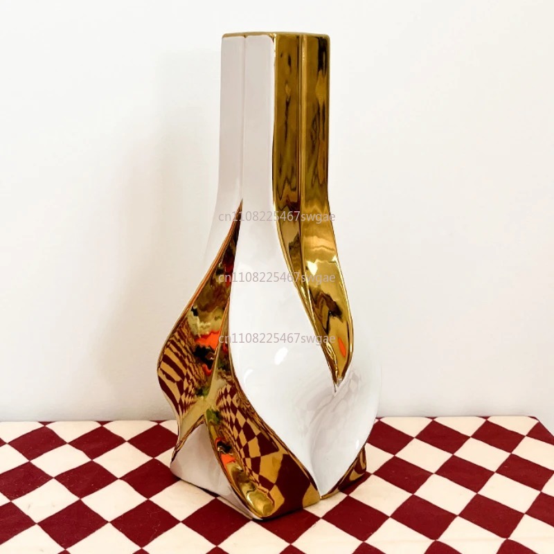 거실 장식용 창의적인 꽃꽂이 장식품 도자기 대형 화이트 - Home Decor Vase With Flowers 리뷰 및 가격