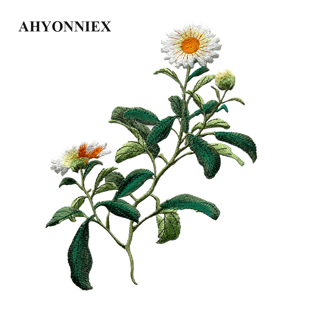 1 조각 철 자수 패치 귀여운 데이지 꽃 스티커 의류  - Home Decor Daisy 리뷰 및 가격