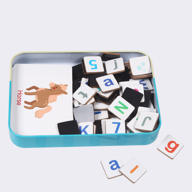 나무 퍼즐 플래시 카드 게임 편지 맞춤법 자기 조기 학 - Wooden Letter Sign 리뷰 및 가격