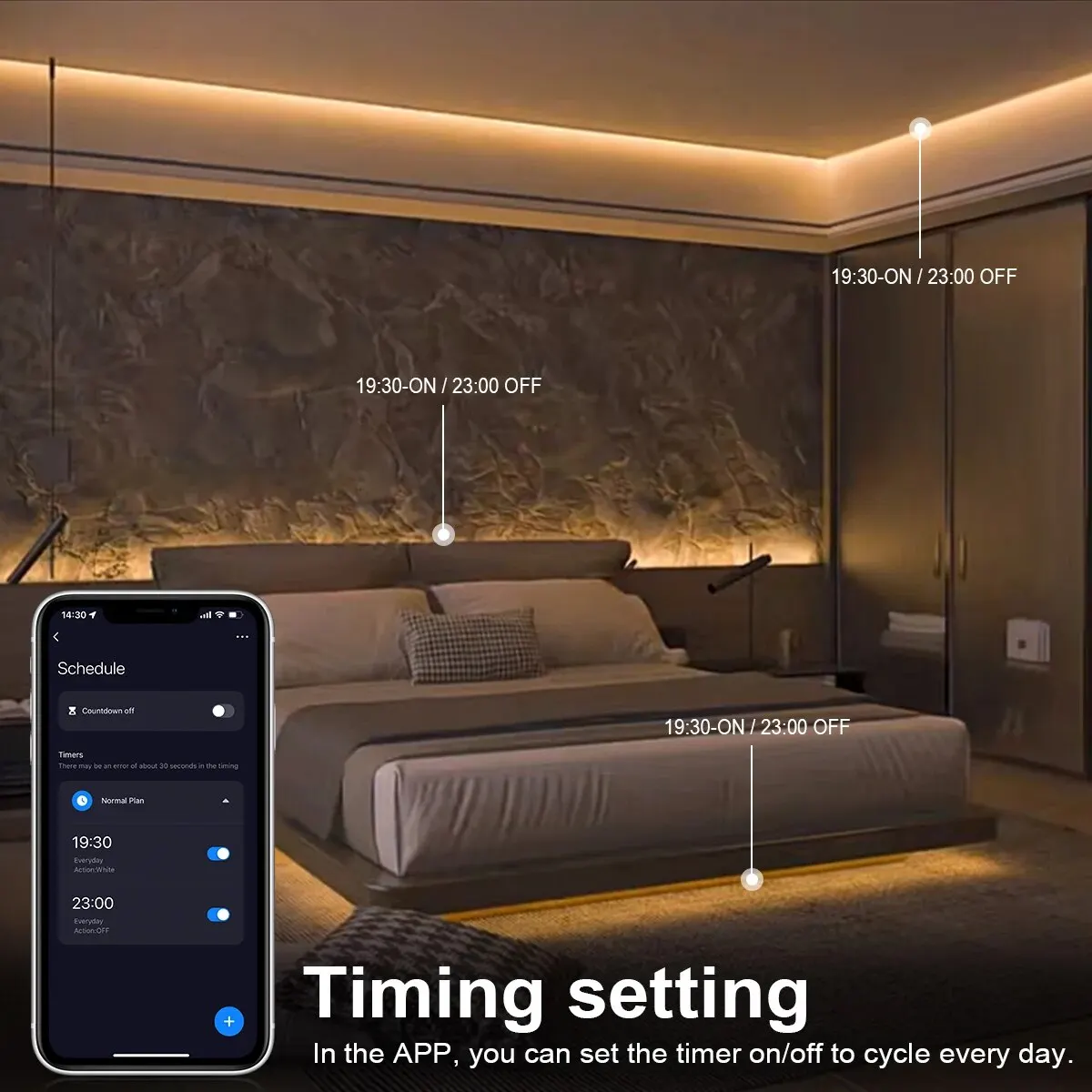 투야 스마트 COB LED 스트립 조명, WiFi 앱  - Home Decor App 리뷰 및 가격