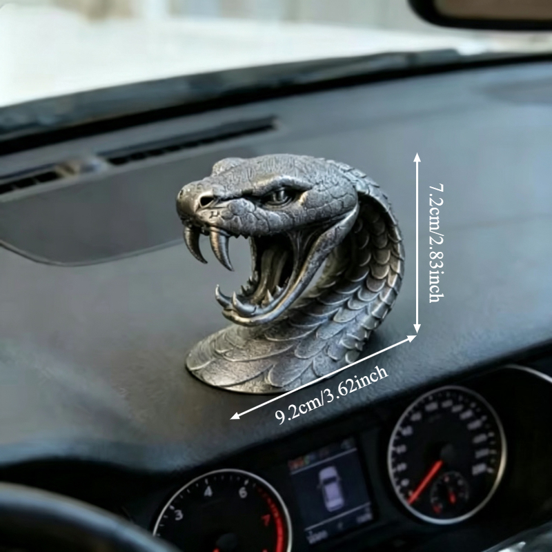 코브라 해골 조각품 자동차/가정 장식 선물 파충류 사육 - Home Decor Habitat 리뷰 및 가격